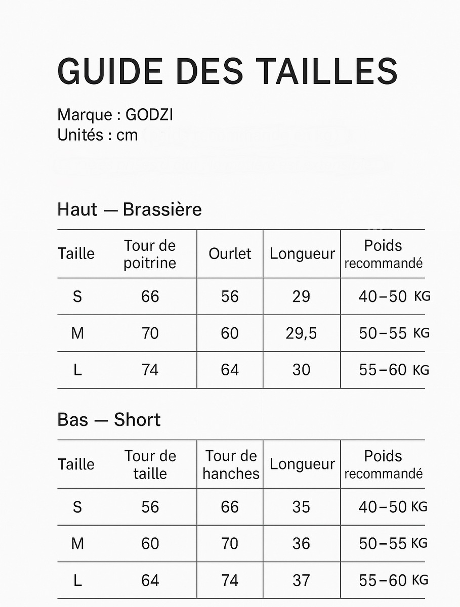 Ensemble Femme Fitness